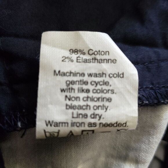 J. Crew blue white dot skirt size 4 - Picture 5 of 6